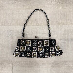 Black Sequin Y2K Purse